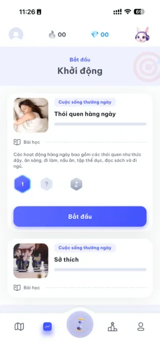 Palingo app screen