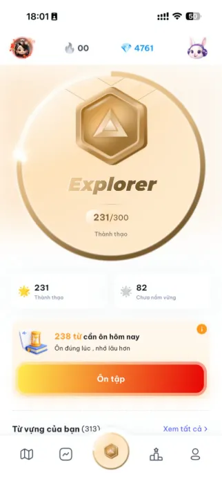 Palingo app screen